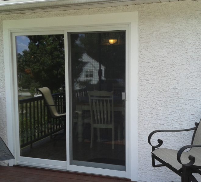 Deck slider door install